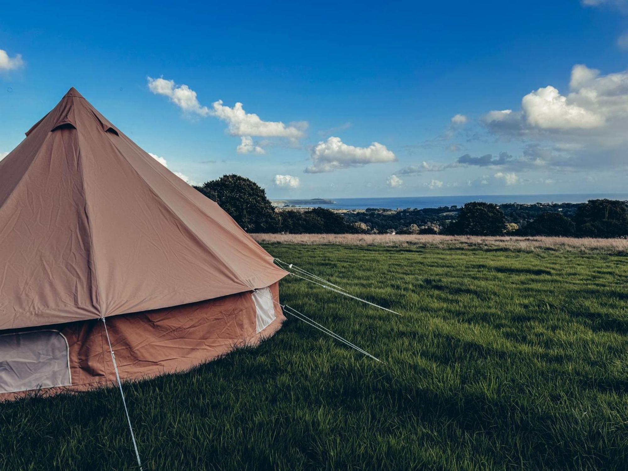 Fully Furnished Bell Tent 3 Carlyon Bay Exteriör bild